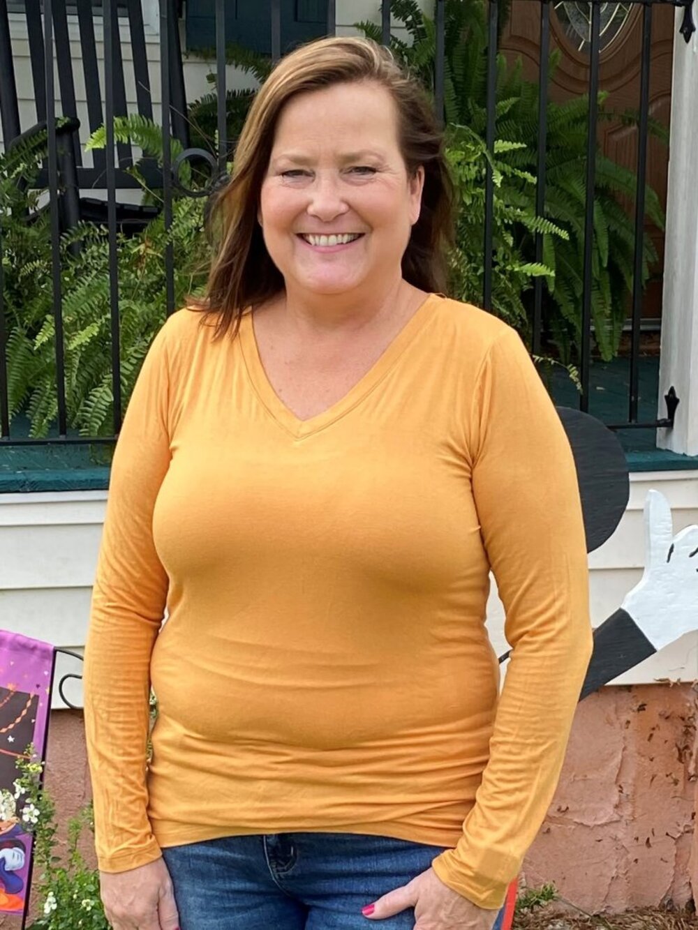 Mustard Long Sleeve Tee